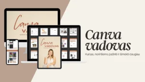Canva vadovas - kursas online