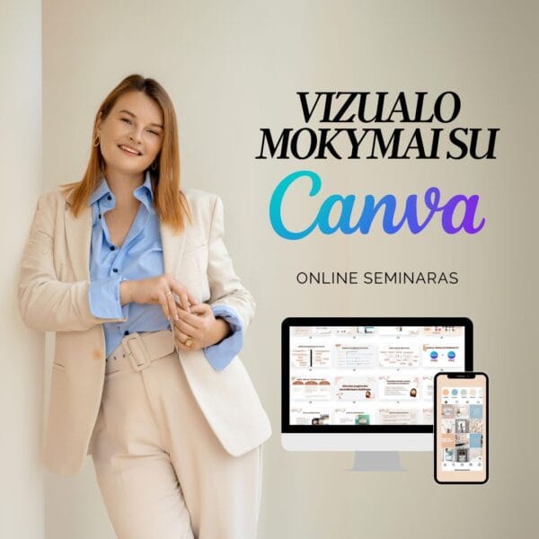 Canva mokymai, vizualu mokymai